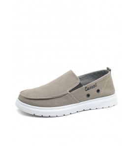 Men Canvas Breathable Lightweight Soft Sole Casual Walking Shoes